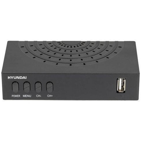 Ресивер DVB-T2 Hyundai H-DVB440, черный