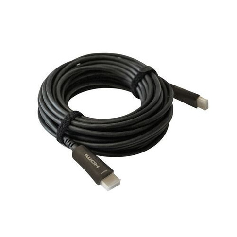 Кабель аудио-видео Digma HDMI 2.0 AOC, HDMI (m) - HDMI (m), ver 2.0, 50м, GOLD, черный [bhp aoc 2.0-50]