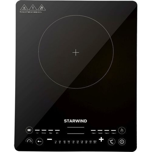 Плита Индукционная Starwind STI-1001 черный стеклокерамика (настольная)