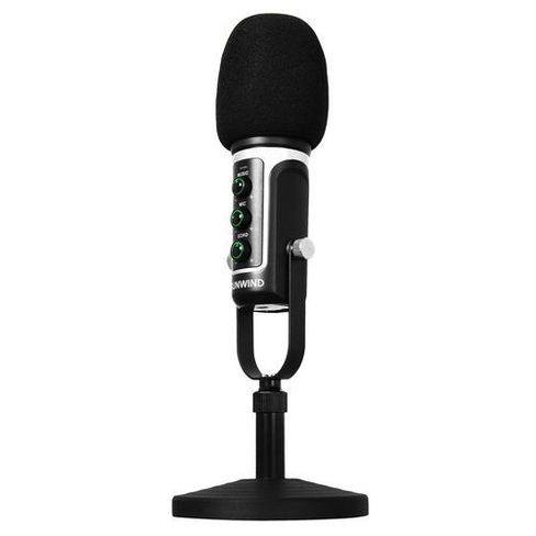 Микрофон SunWind SW-SM500G, черный [1427255]