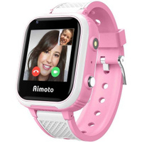 Смарт-часы Кнопка Жизни Aimoto Pro Indigo 4G, 1.44", розовый/розовый [9500103]