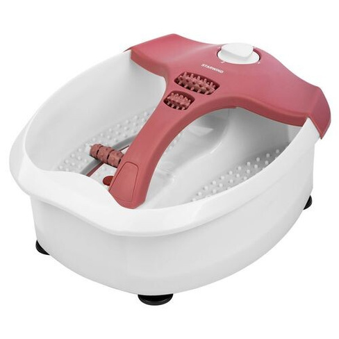 Гидромассажная ванночка для ног StarWind SFM5570, белый, розовый