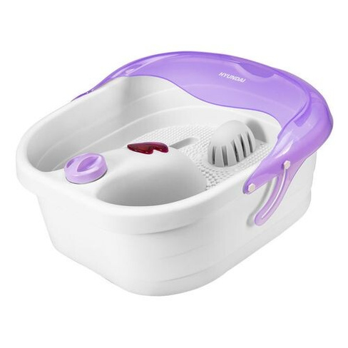 Гидромассажная ванночка для ног Hyundai H-FB4550, белый, фиолетовый