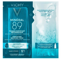 Vichy Экспресс-маска на тканевой основе MINERAL 89 из микроводорослей, 29 г, 29 мл L’Oréal