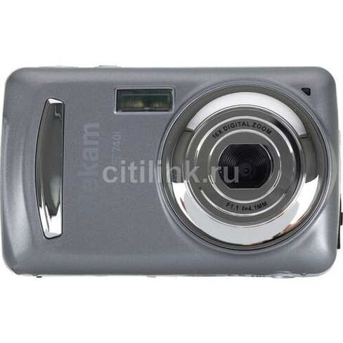 Цифровой компактный фотоаппарат Rekam iLook S740i, темно-серый