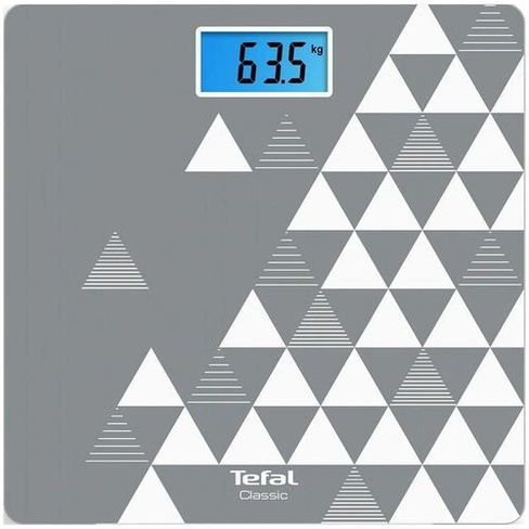 Напольные весы Tefal PP1534V0, до 160кг, цвет: серый/рисунок [1830008089]