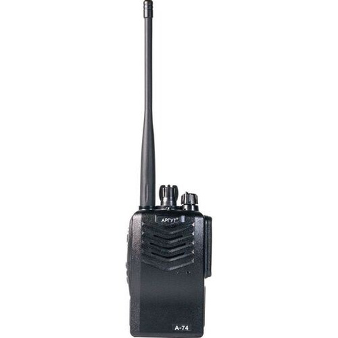 Рация Аргут А-74 dPMR VHF 16кан. до 21.60км компл.:1шт аккум. черный (RU51012)