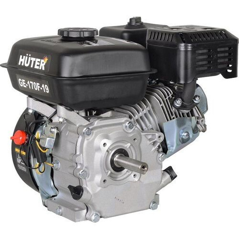 Двигатель бензиновый Huter GE-170F-19, 4-х тактный, 7л.с., 5.15кВт, для садовой техники [70/15/1]