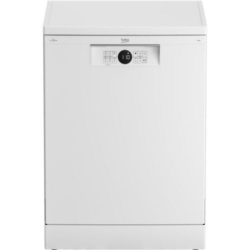 Посудомоечная машина Beko BDFN26422W, полноразмерная, напольная, 59.8см, загрузка 14 комплектов, белая [7629308377]
