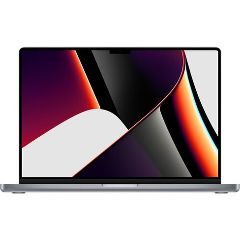 Ноутбук Apple MacBook Pro A2485 MK183RU/A, 16.2", Retina XDR, Apple M1 Pro 10 core 10-ядерный, 16ГБ 512ГБ SSD, Mac OS, с