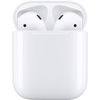 Наушники Apple AirPods 2, with Charging Case, Bluetooth, вкладыши, белый [mv7n2za/a]