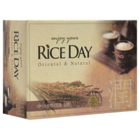 LION Мыло кусковое CJ Rice Day с экстрактом рисовых отрубей, 105 мл, 100 г