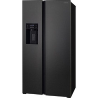 Холодильник двухкамерный HIBERG RFS-650DX NFB inverter No Frost, Side by Side, инверторный графит