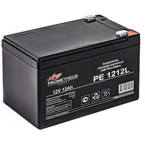 Аккумуляторная батарея для ИБП PROMETHEUS ENERGY PE 1212L 12В, 12Ач