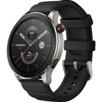 Смарт-часы AMAZFIT GTR 4 A2166, 1.43", черный/черный/серый