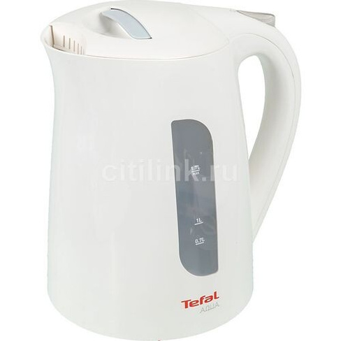 Чайник электрический Tefal KO270130, 2400Вт, белый и серый