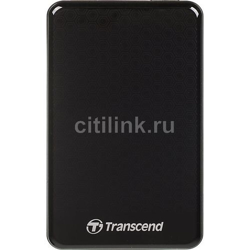 Внешний диск HDD Transcend StoreJet 25A3 TS2TSJ25A3K, 2ТБ, черный