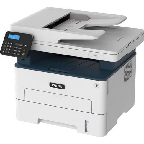 МФУ лазерный Xerox WorkCentre B225DNI черно-белая печать, A4, цвет белый [b225v_dni]