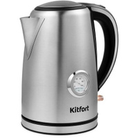 Чайник электрический KitFort КТ-676, 2200Вт, серебристый
