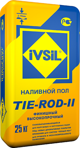 Наливной пол Ivsil TIE-ROD-II 25 кг.