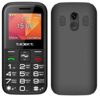 Телефон Texet TM-B418 Dual Sim Black (Черный)