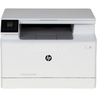 МФУ лазерный HP Color LaserJet Pro MFP M182n цветная печать, A4, цвет белый [7kw54a]
