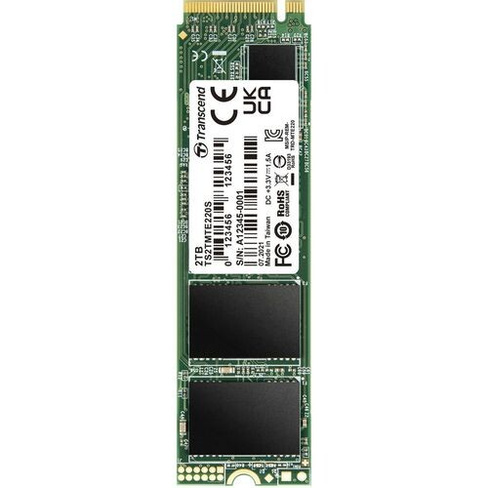 SSD накопитель Transcend 220S 2ТБ, M.2 2280, PCIe 3.0 x4, NVMe, M.2 [ts2tmte220s]
