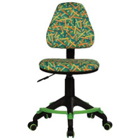 Компьютерное кресло Бюрократ KD-4-F детское, обивка: текстиль, цвет: зеленый карандаши