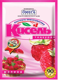 Кисель МАЛИНА 90 гр Омега