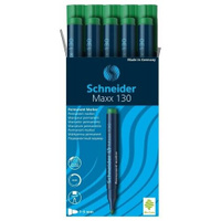Schneider Набор перманентных маркеров Maxx 130, 10 шт. (113004), зеленый, 10 шт.