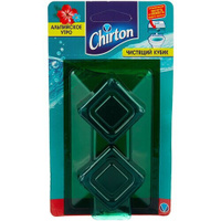 Кубик для унитаза Альпийское утро Chirton, 0.1 мл, 50 г, 2 шт.