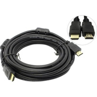 Кабель соединительный аудио-видео PREMIER 5-813, HDMI (m) - HDMI (m) , ver 2.0, 15м, GOLD, ф/фильтр, черный [5-813 15.0]