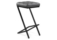 Барный стул Амаури темно-серый - черный матовый M-lion мебель