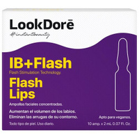 LookDore Сыворотка для губ IB+Flash Lips Ampoules, 10 шт., бесцветный