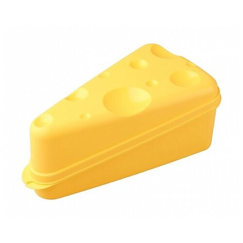 Phibo Контейнер для сыра 4312951, 10.6x19.8 см, желтый