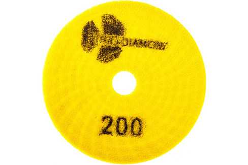 Круг алмазный гибкий шлифовальный Черепашка 100 № 200 Trio-Diamond 340200