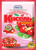 Кисель БРУСНИКА 90 гр Омега