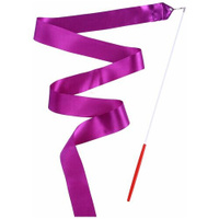 Grace Dance Лента гимнастическая с палочкой, 6 м, цвет фиолетовый