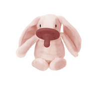 MINIKOIOI Комфортер Соска пустышка с держателем игрушкой для сна 0+ Зайчик Мягкая игрушка