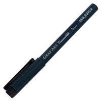 Ручка капиллярная для черчения Malevich Graf'Art скош 1.0 мм чёрный 196101 5151413 Малевичъ
