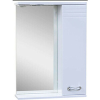 Зеркало-шкаф Emmy Рио 50х70 правый, с подсветкой, белый (rio50mir1-r)