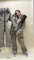 Зимний family look для мамы и дочки: костюм и комбинезон до -35 градусов - индивидуальный пошив по меркам +15%