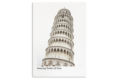 Постер на подложке Hoff Архитектура Пизанская башня