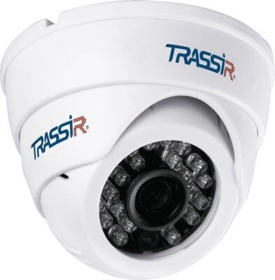 Камера IP Trassir TR-D8121IR2W CMOS 1/2.7 2.8 мм 1920 x 1080 H.264 RJ-45 Wi-Fi белый