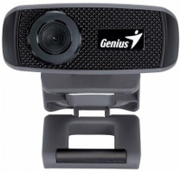 Web-Camera GENIUS FaceCam 1000X v2, 720p, 30 fps, bulld-in microphone, manual focus. Black Genius
