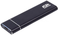 Внешний корпус SSD AgeStar 3UBNF5C m2 NGFF 2280 B-Key USB 3.0 металл черный Age Star