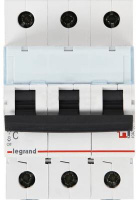 Автоматический выключатель Legrand DX3-E 6000 6кА тип C 3П 40А 407295