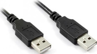 Кабель интерфейсный USB 2.0 AM-AM 1.8м Greenconnect экранированный черный GCR-UM2M-BD2S-1.8m Green Connection