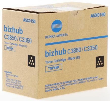 Тонер Konica-Minolta bizhub C3350/C3850 черный TNP-48K A5X0150 Konica Minolta
