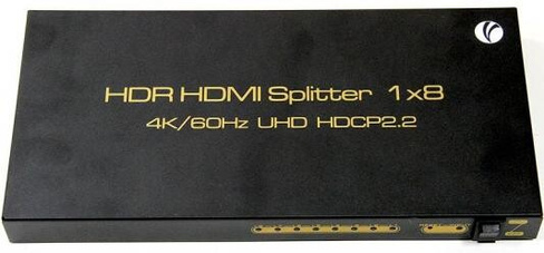 Разветвитель HDMI VCOM DD428 Spliitter 1=>8 2.0v. VCOM Telecom